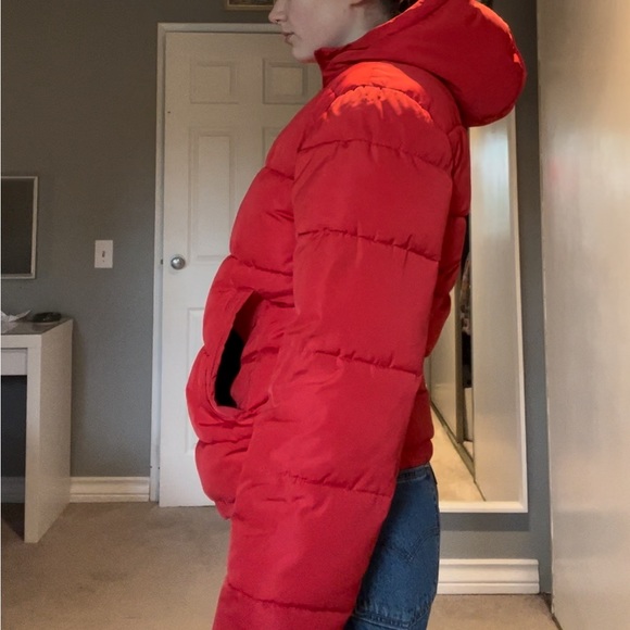 H&M Red puffer jacket ❤️ - Picture 2 of 5
